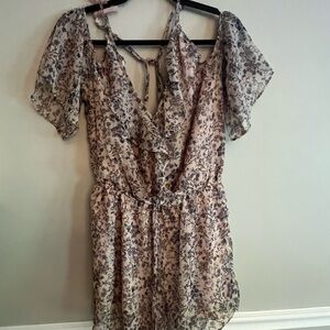 American Eagle Floral Romper